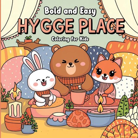 Laura Bidden: Hygge Place Coloring Book for Kids, Buch