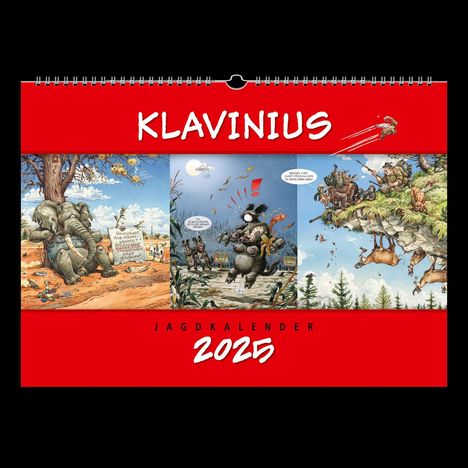 Haralds Klavinius Jagdkalender 2025, Kalender