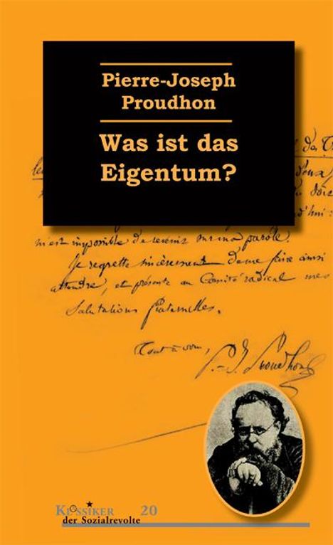 Pierre Joseph Proudhon: Was ist das Eigentum?, Buch