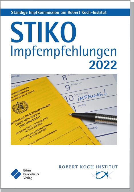STIKO Impfempfehlungen 2022, Buch