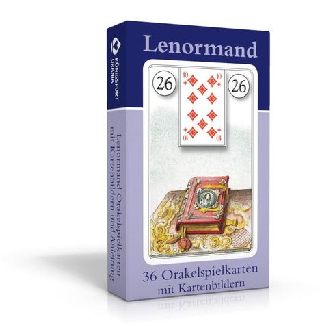 Königsfurt: Lenormand Orakelkarten mit Kartenabbildungen, Diverse
