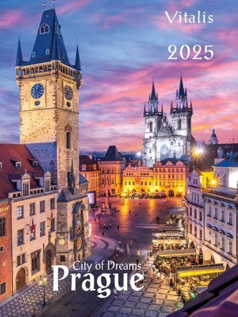 Harald Salfellner: Prague - City of Dreams 2025, Kalender