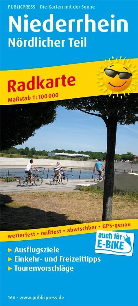 PublicPress Radwanderkarte Niederrhein, Nördlicher Teil, Diverse