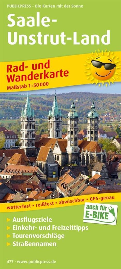 PublicPress Rad- und Wanderkarte Saale-Unstrut-Land, Diverse
