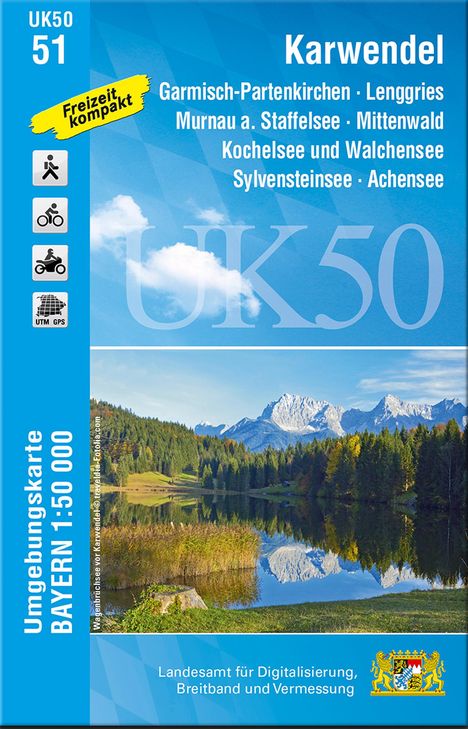 Karwendel 1 : 50 000 (UK50-51), Karten