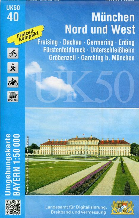 München Nord und West 1 : 50 000 ((UK 50-40) Laufzeit bis 2021, Karten