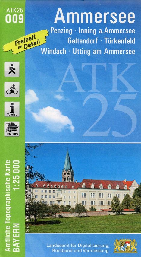 Ammersee 1 : 25 000, Karten