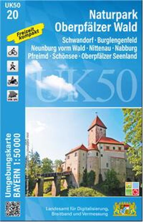UK50-20 Naturpark Oberpfälzer Wald, Karten
