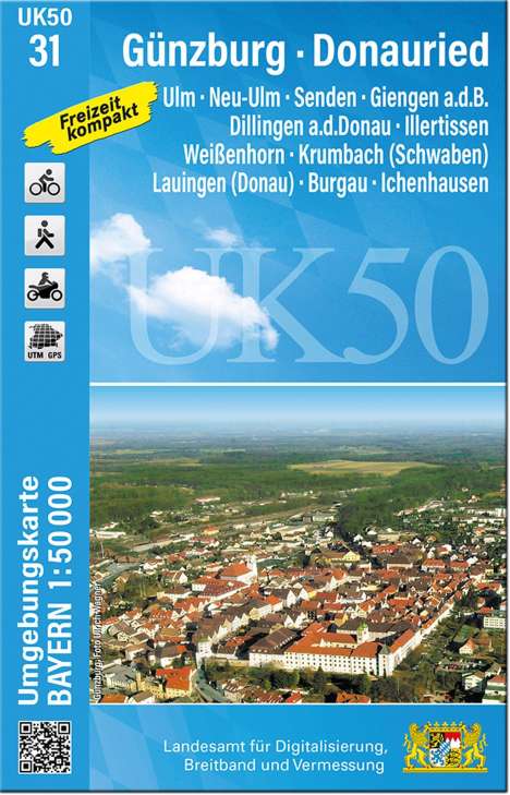 UK50-31 Günzburg - Donauried, Karten