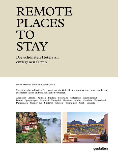 Debbie Pappyn: Remote Places To Stay (DE), Buch