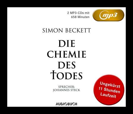 Simon Beckett: Die Chemie des Todes, 2 MP3-CDs