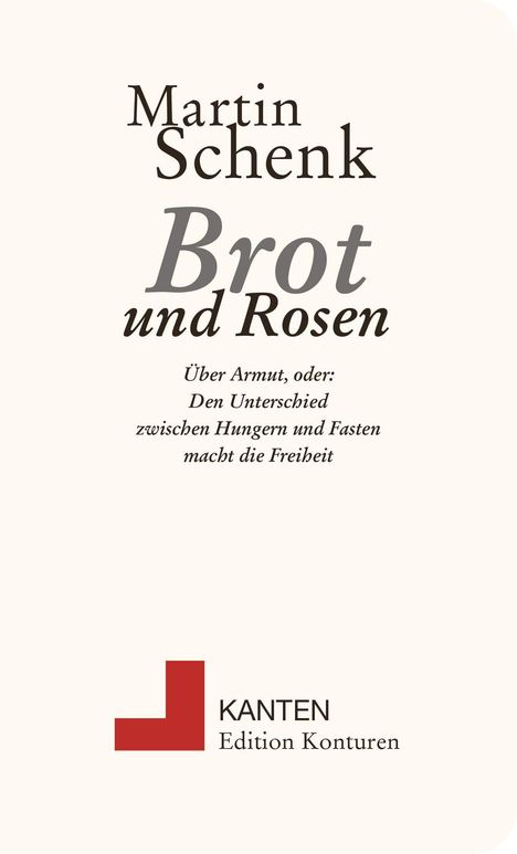 Martin Schenk: Brot und Rosen, Buch