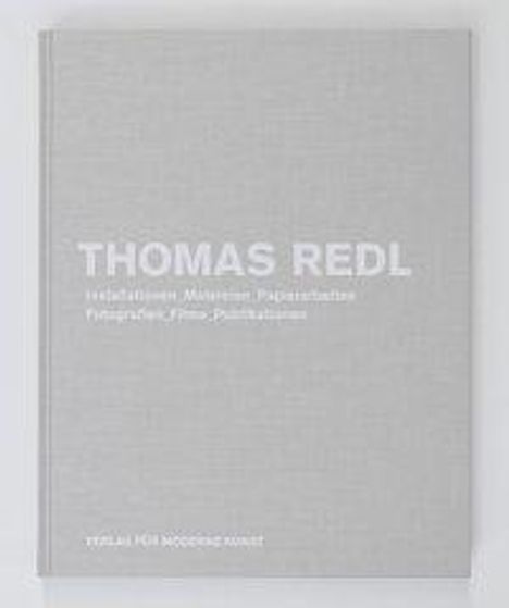 Margit Zuckriegl: Thomas Redl, Buch