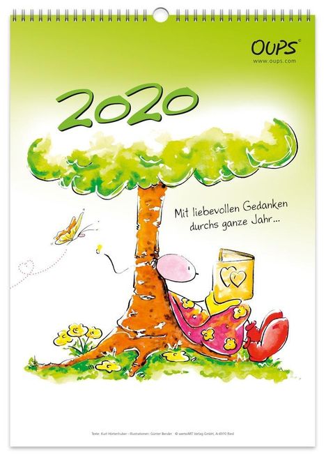 Kurt Hörtenhuber: Oups Wandkalender 2020, Diverse