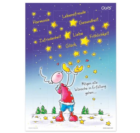 Kurt Hörtenhuber: Oups Adventkalender 2024, Kalender