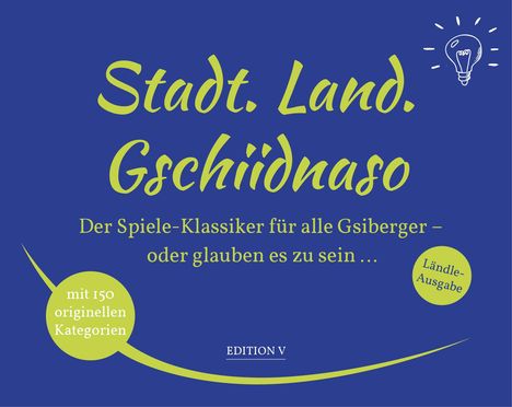 Stadt.Land.Gschiidnaso, Spiele