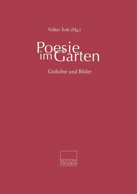 Poesie im Garten, Buch