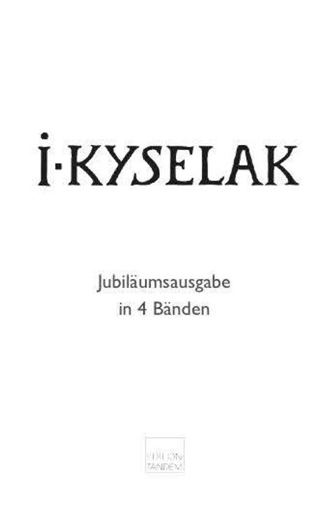 J. Kyselak, Buch