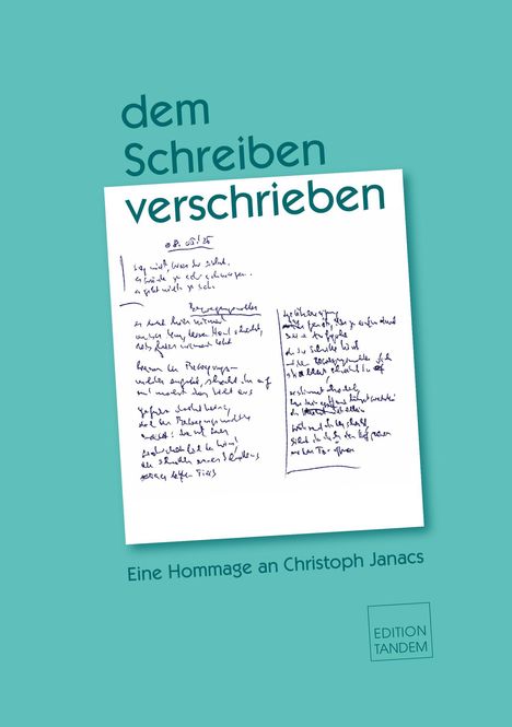 dem Schreiben verschrieben, Buch