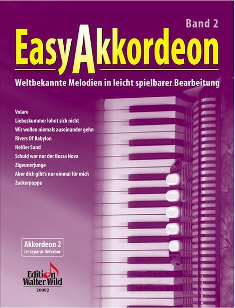 Nelly Leuzinger: Easy Akkordeon Band 2, Buch