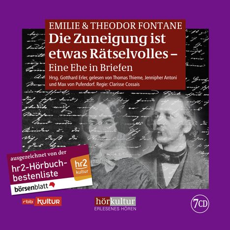 Emilie Fontane: Die Zuneigung ist etwas Rätselvolles, CD