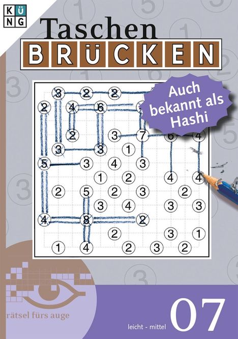 Brücken-Rätsel 07 - Auch als Hashi bekannt, Buch