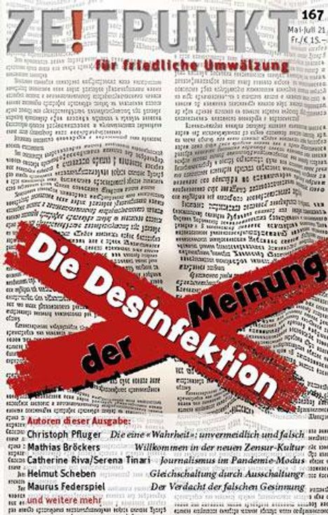 Christoph Pfluger: Pfluger, C: Desinfektion der Meinung, Buch