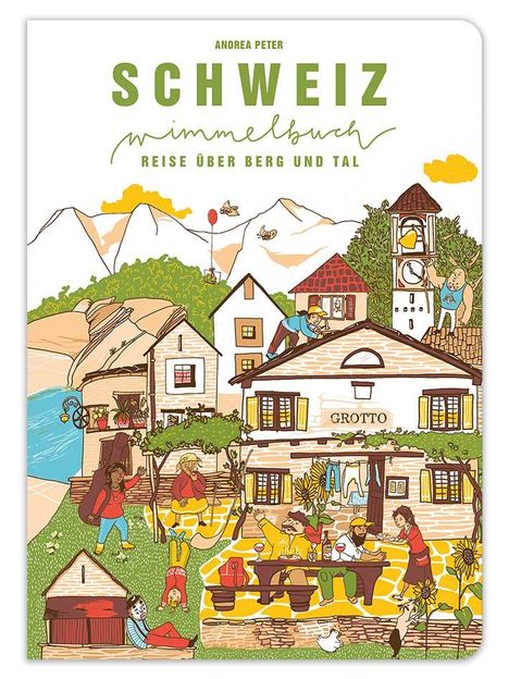 Das Schweiz Wimmelbuch, Buch