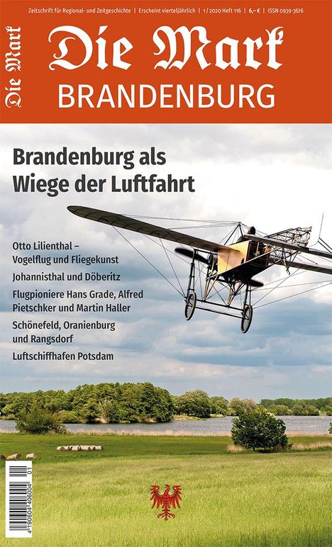 Jörg Mückler: Brandenburg als Wiege der Luftfahrt, Buch