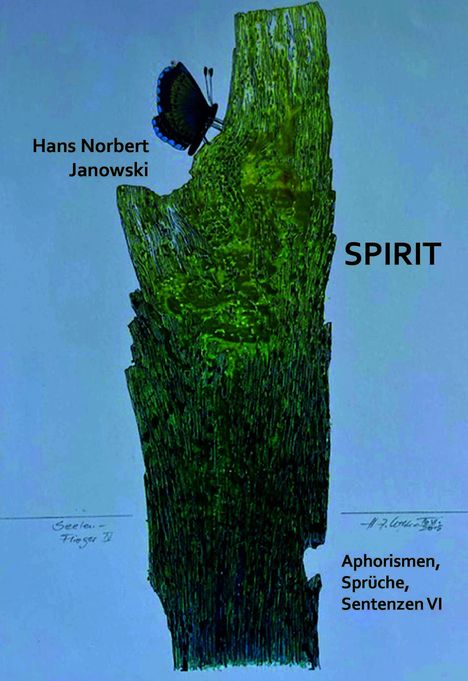 Hans Norbert Janowski, SPIRIT, Aphorismen, Sprüche, Sentenzen VI. Ein grüner Kristall mit einem Schmetterling.