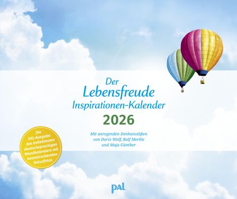 Doris Wolf: Der Lebensfreude-Inspirationen-Kalender 2026, Kalender