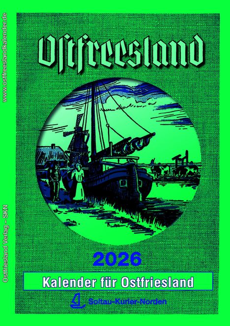 Ostfreesland Kalender 2026, Buch