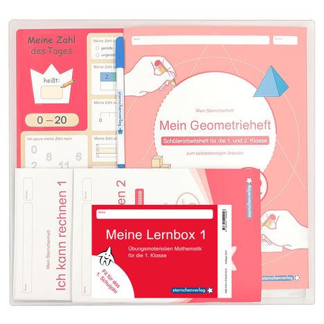 sternchenverlag GmbH: Meine Lernbox 1 - Mathematik - Fit für das 1. Schuljahr, Buch