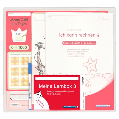 sternchenverlag GmbH: Meine Lernbox 3 - Mathematik - Fit für das 3. Schuljahr, Buch