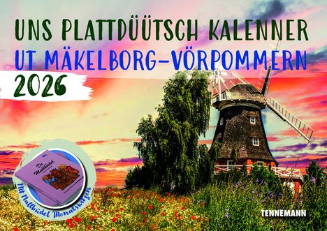 Uns plattdüütsch Kalenner ut Mäkelborg-Vörpommern 2026, Kalender