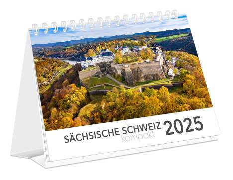 K4 Verlag: Kalender Sächsische Schweiz kompakt 2025, Kalender