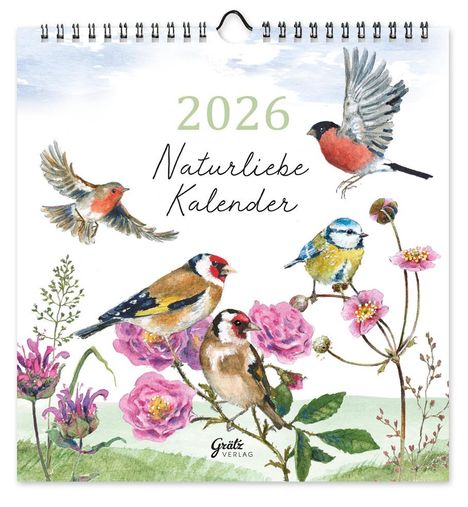 Daniela Drescher: Kalender Naturliebe Vögel 2026, Kalender