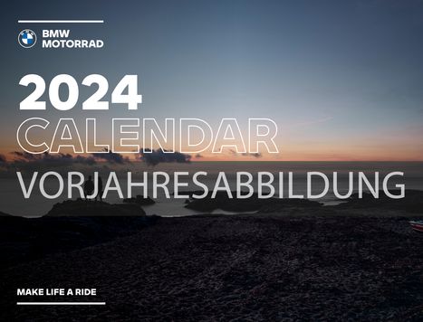 BMW Motorrad 2025 49,5 x 37,7 cm Wandkalender, Kalender