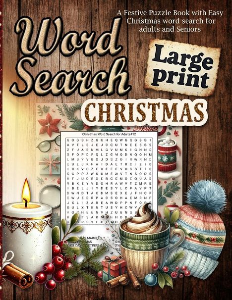 Holly Winters: Christmas Word Search Large Print, Buch