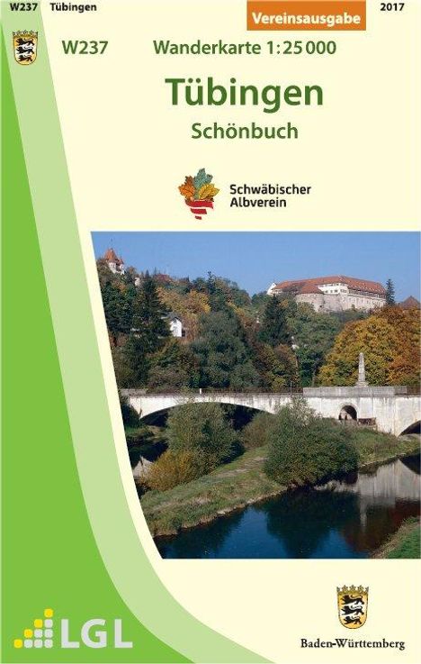 Karte des Schwäb. Albvereins Schönbuch, Karten