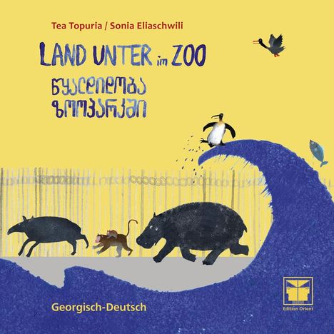 Tea Topuria: Land unter im Zoo (Georgisch-Deutsch), Buch