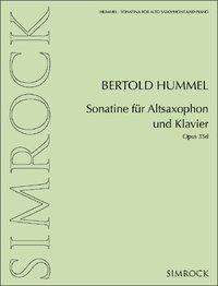 Hummel, B: Sonatine für Altsaxophon und Klavier, Buch