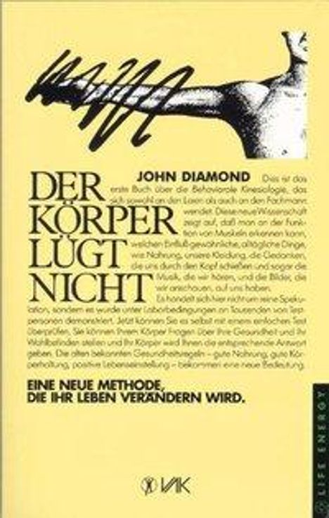 John Diamond: Der Körper lügt nicht, Buch