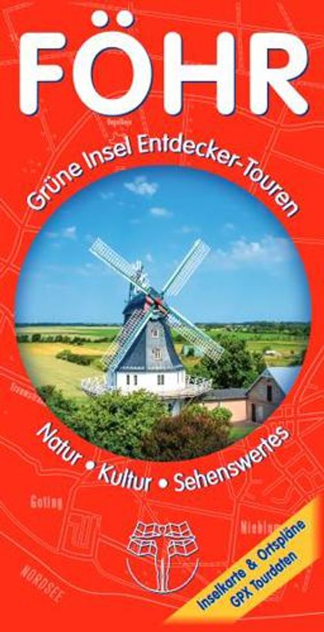 Rolf Drewes: Föhr - Touristische Karte mit GPX Tourdaten, Karten