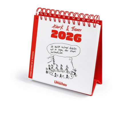 Dominik Bauer: Hauck &amp; Bauer Postkartenkalender 2026, Kalender