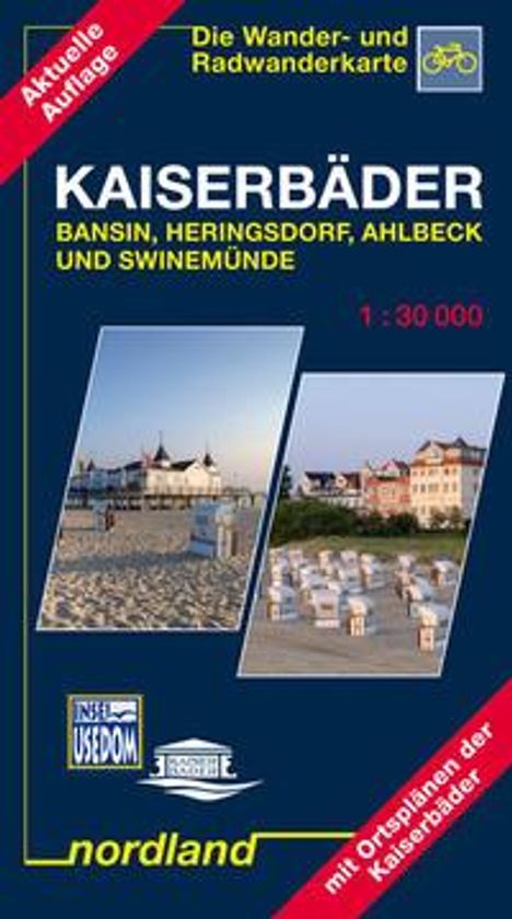 Peter Kast: Kaiserbäder Bansin, Heringsdorf, Ahlbeck und Swinemünde, Karten