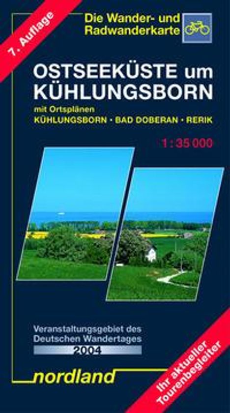 Ostseeküste um Kühlungsborn 1 : 35 000, Karten