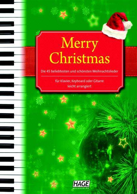 Merry Christmas für Klavier, Keyboard oder Gitarre, Noten