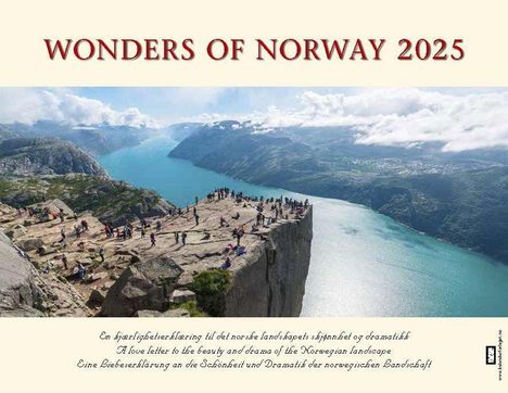 Panorama Norwegen 2025 Tischkalender, Kalender