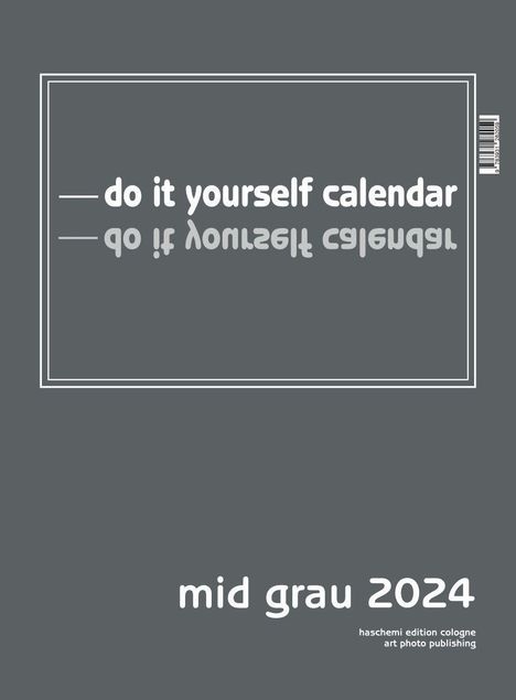 Mid Grau 2022 – Blanko Mid Format, Kalender